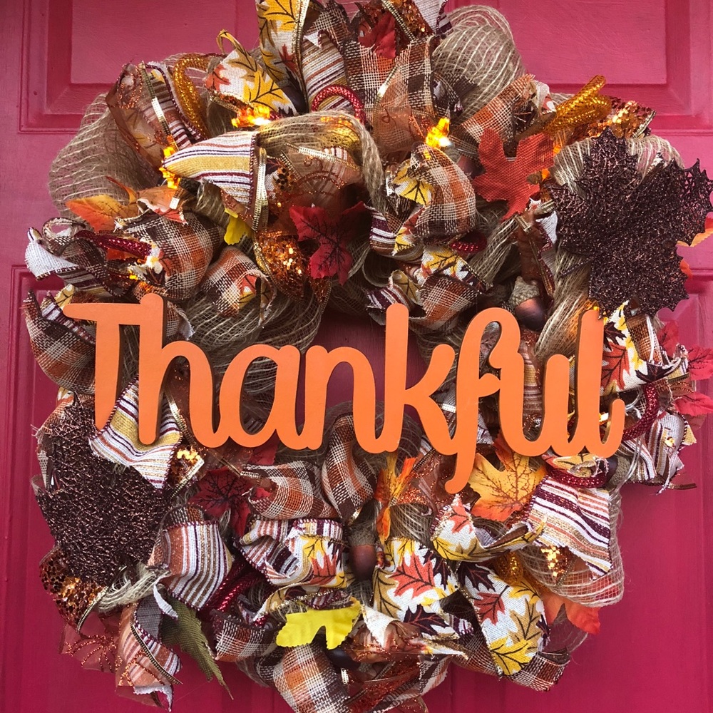 Thankful Fall wreath